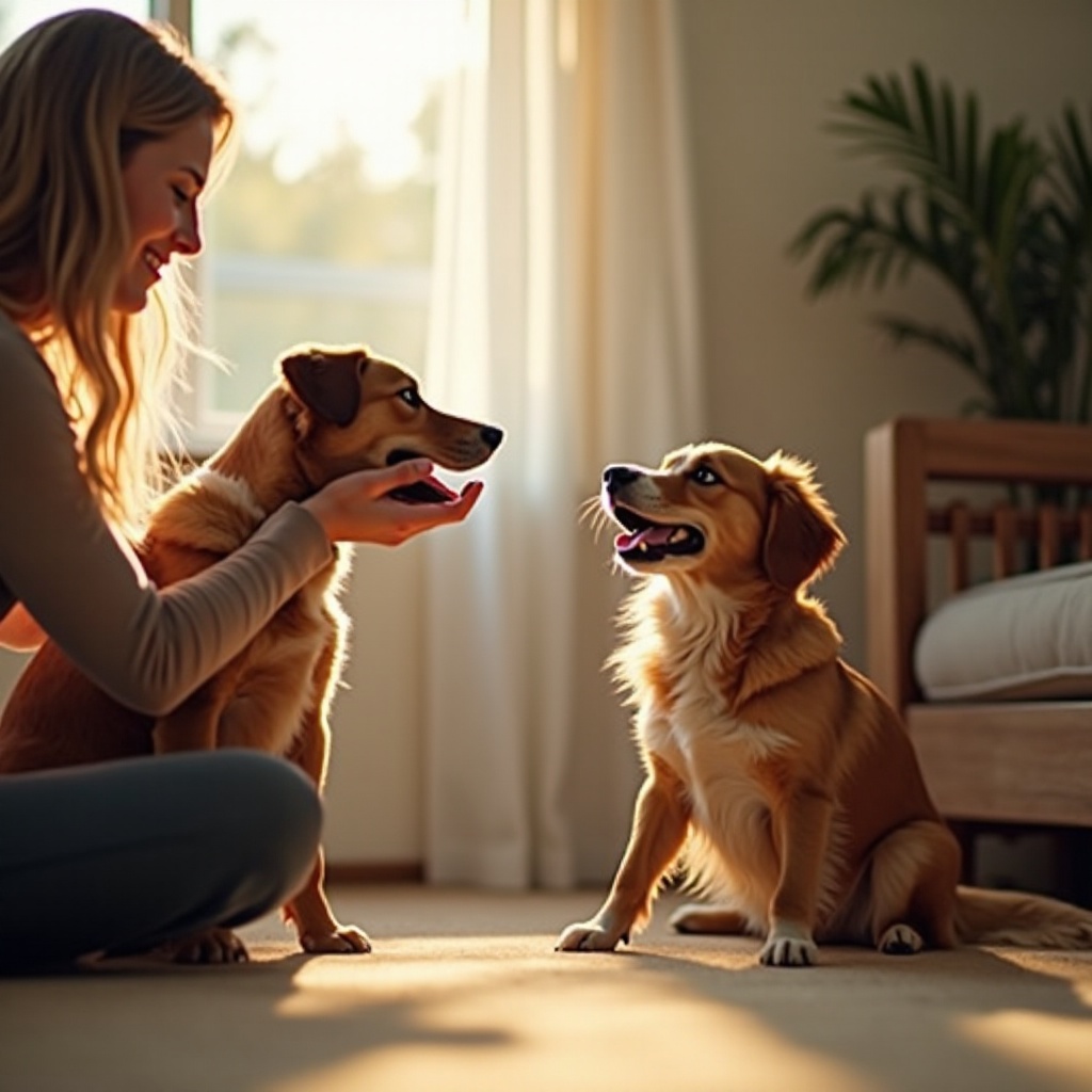 een hond leren apporteren