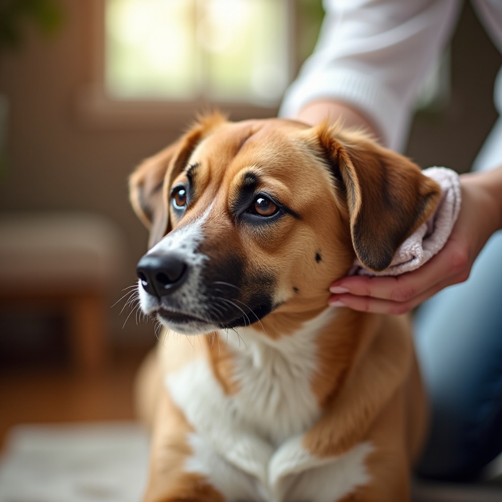 l'orecchio del cane puzza