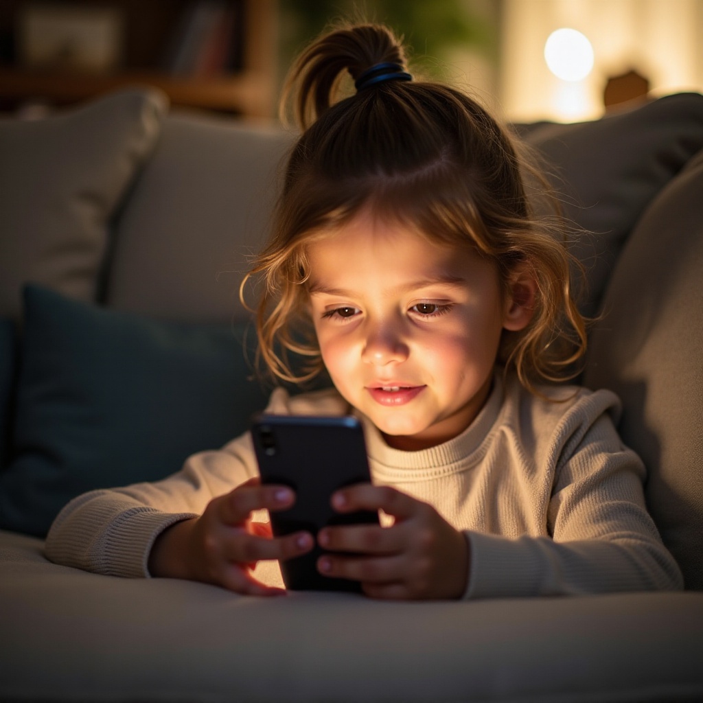 quantas crianças têm um telefone em uma idade jovem