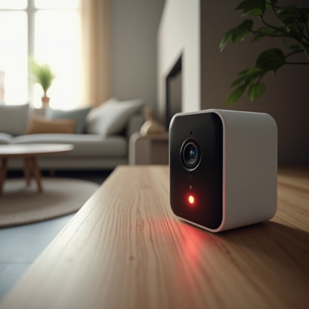 red lights on wyze camera