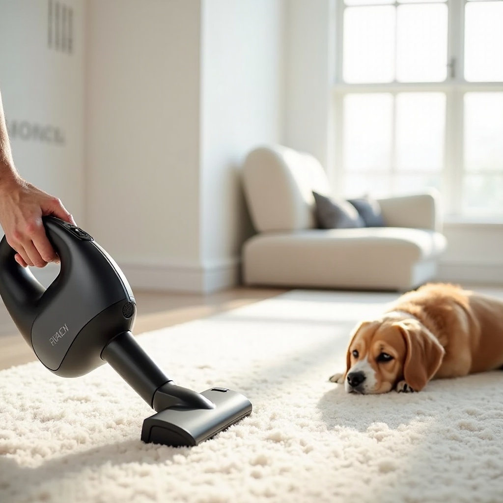 aspirapolvere portatile peli di cane