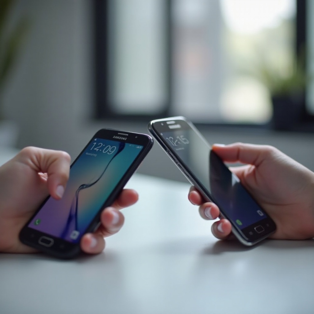 hoe lang duurt het voordat Samsung Easy Transfer naar een nieuwe telefoon overgaat
