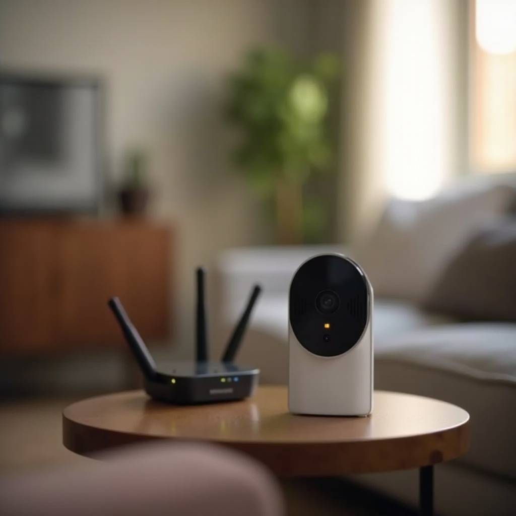 câmera interna SimpliSafe não se conecta ao Wi-Fi