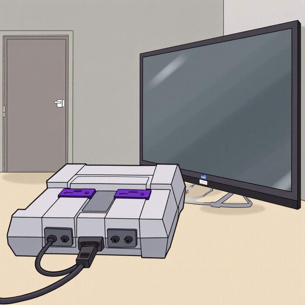 kuinka kytkeä SNES nykyaikaiseen televisioon