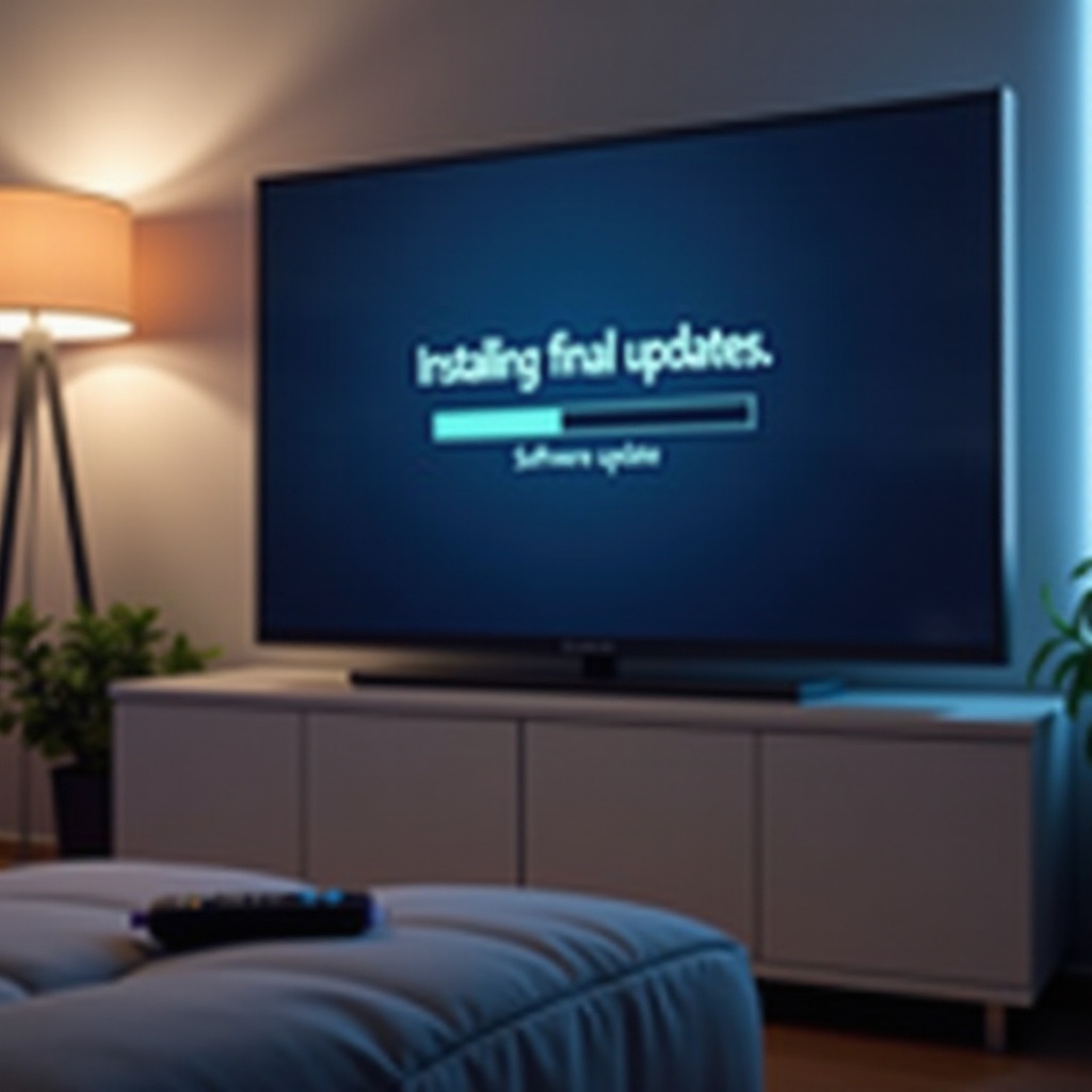 roku tv installing final updates stuck