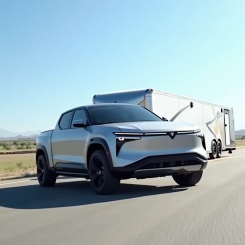 quanto può trainare un camion rivian