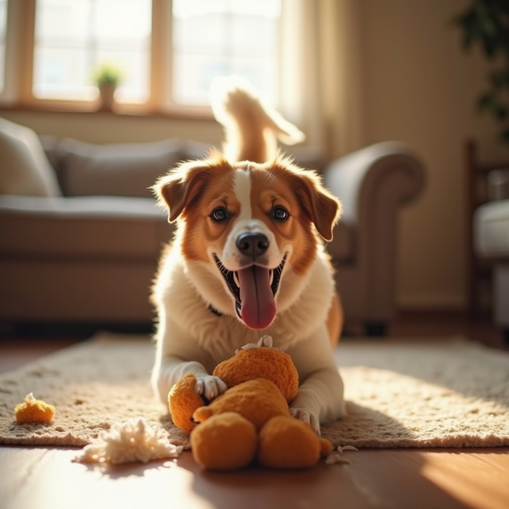 por que os cães gostam de tirar o enchimento dos brinquedos