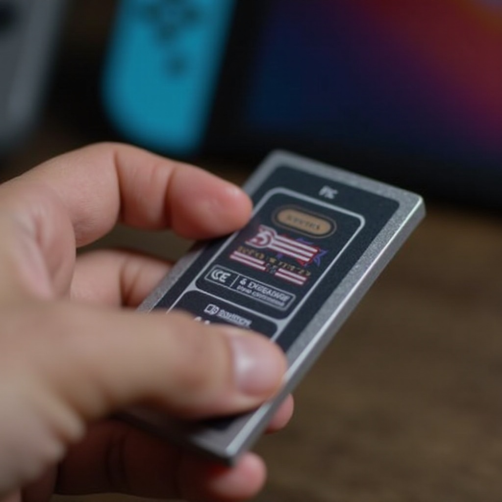 comment ouvrir une carte de jeu Nintendo Switch