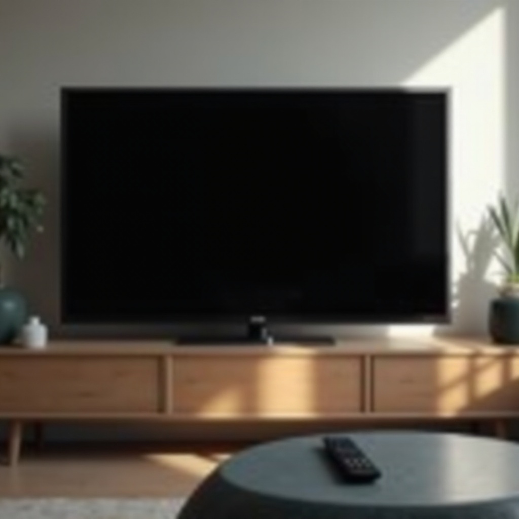 TCL-televisio käynnistyy, mutta kuvaa ei näy
