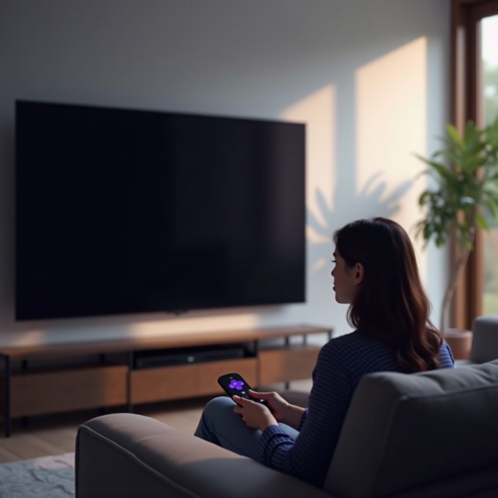 Roku smart-tv gaat niet aan
