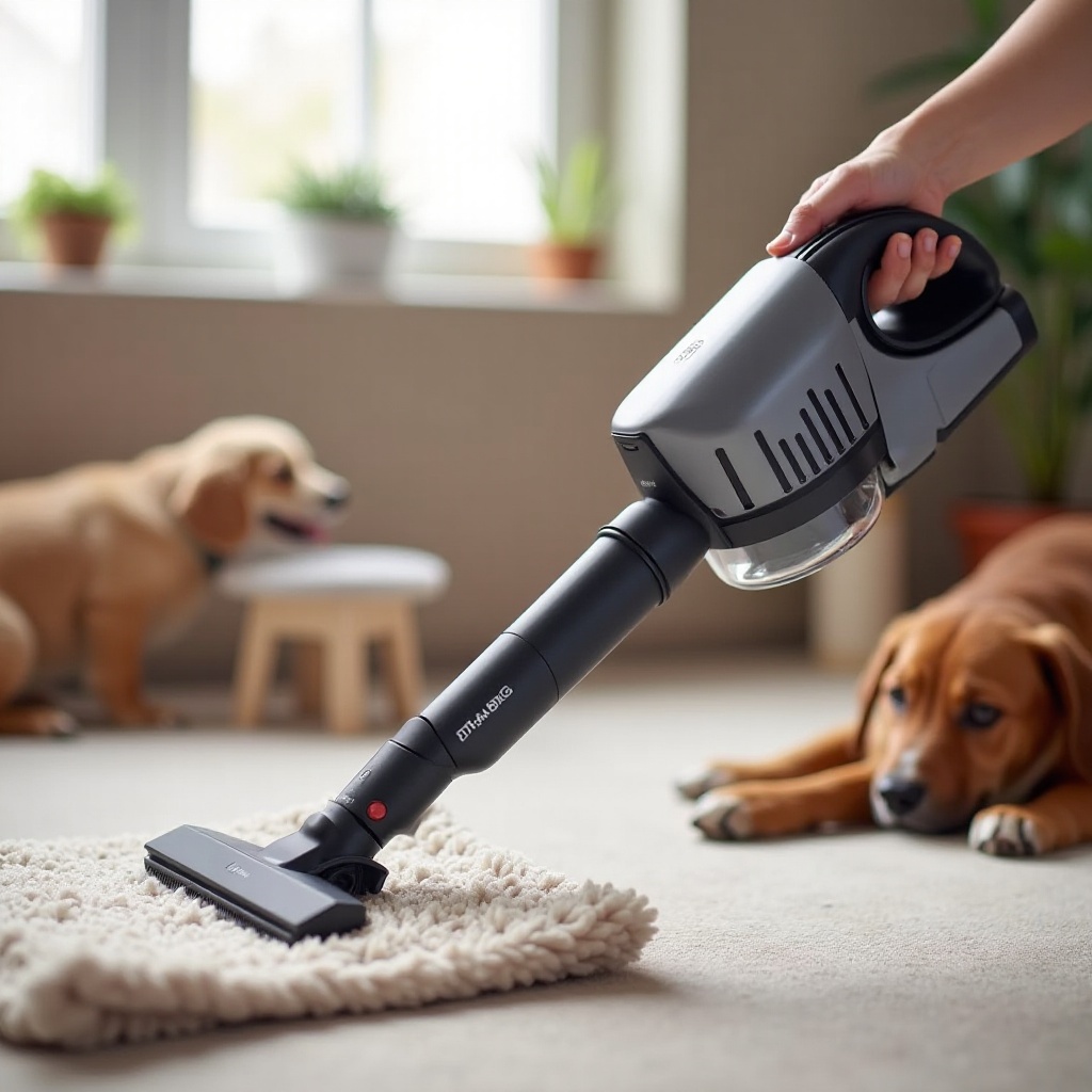 aspiradora de mano pelo de perro