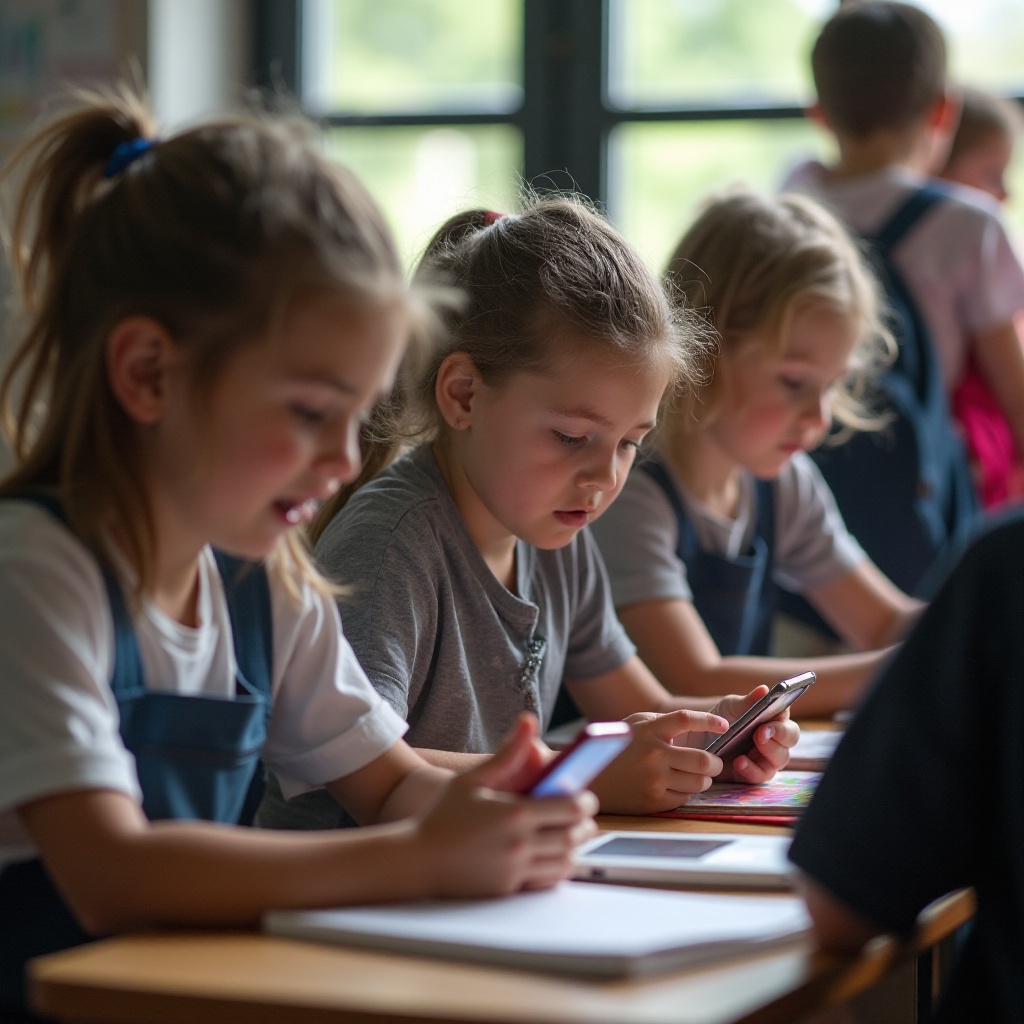 quantas crianças têm um telefone em uma idade jovem