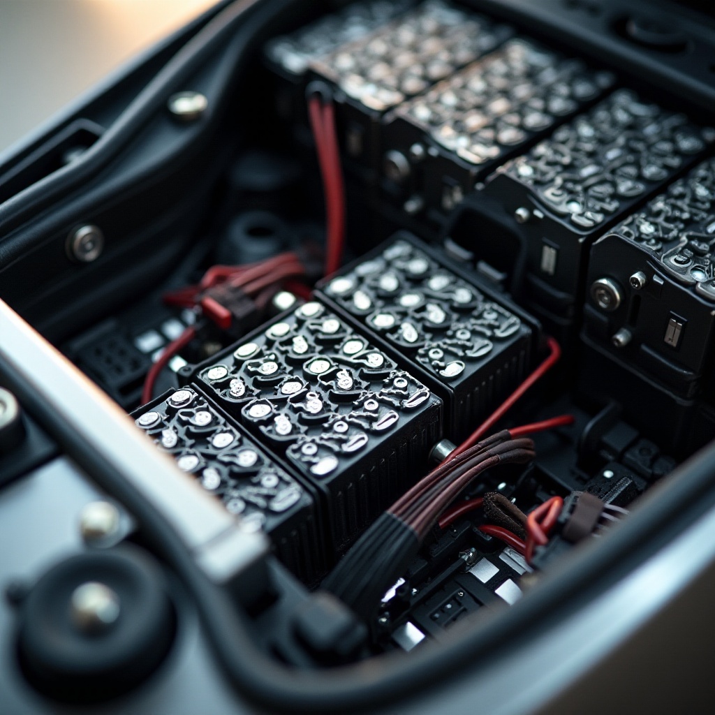hoeveel batterijen zitten er in een Tesla