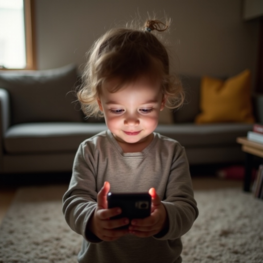 combien d'enfants ont un téléphone à un jeune âge