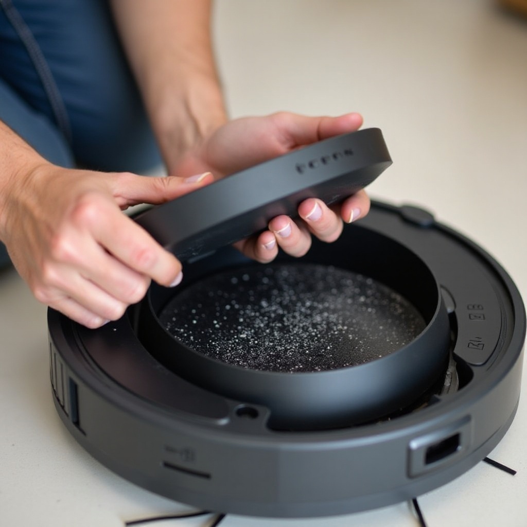 comment nettoyer un aspirateur robot