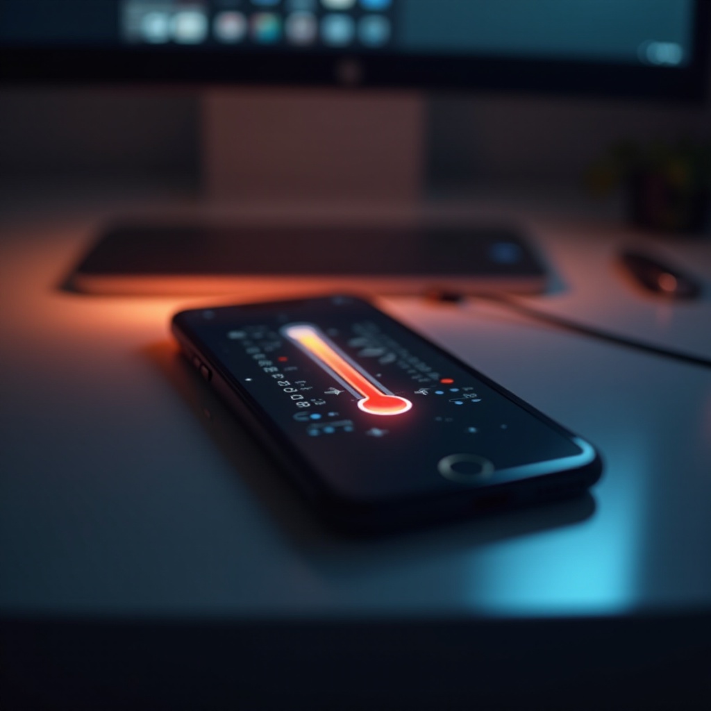 tela de superaquecimento do iphone