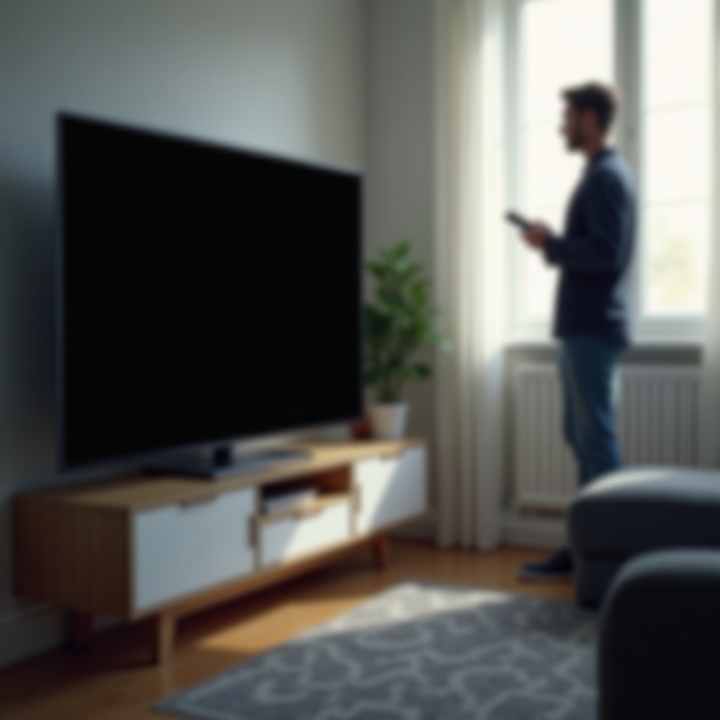 a imagem da TV Vizio não aparece