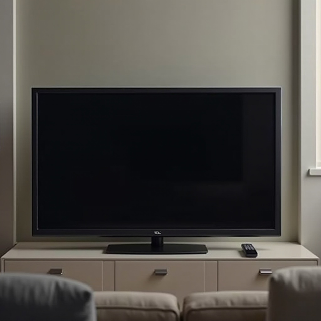 TCL-Fernseher geht an, aber es gibt kein Bild