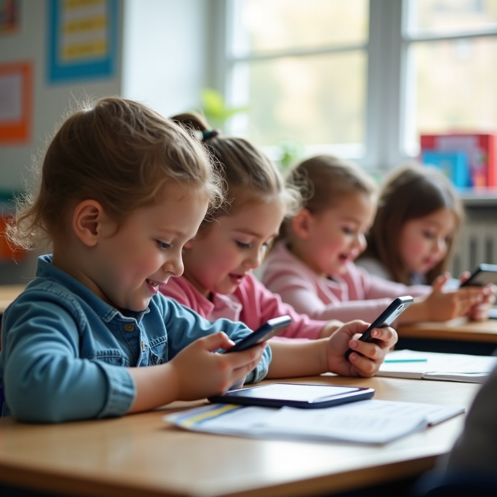 how many kids have a phone at a young age