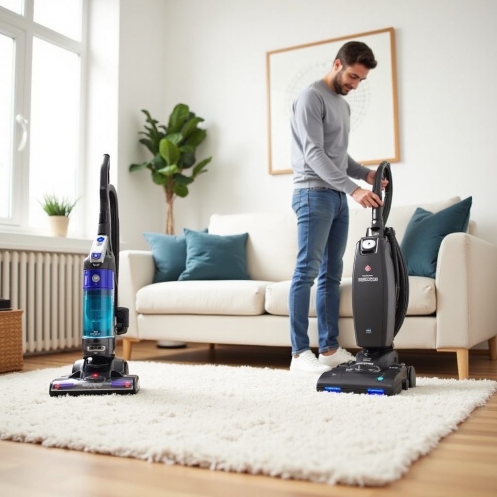 aspirateur contre nettoyeur de tapis