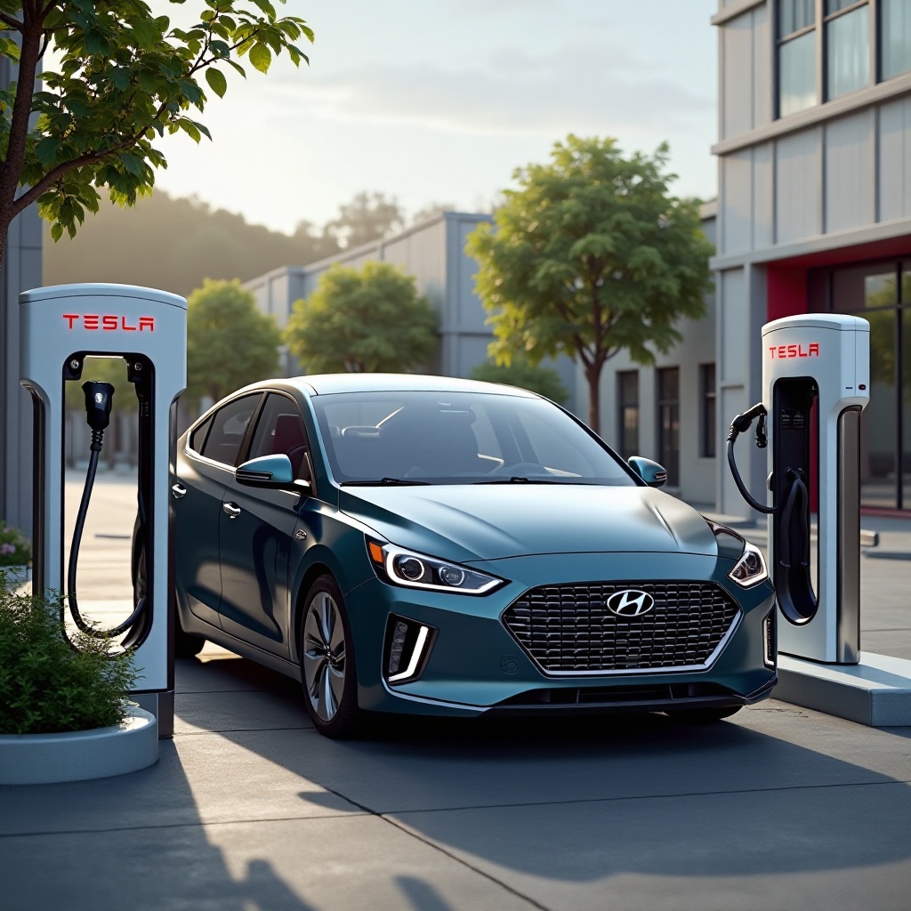 ¿Puede el Ioniq 5 usar el supercargador de Tesla?