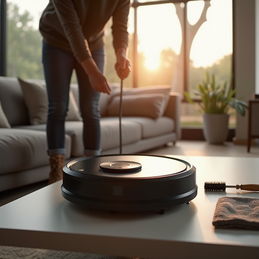 come pulire un robot aspirapolvere