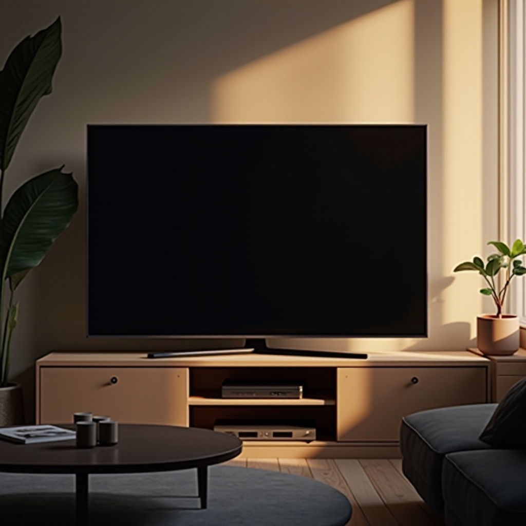 schermo scuro TV Samsung