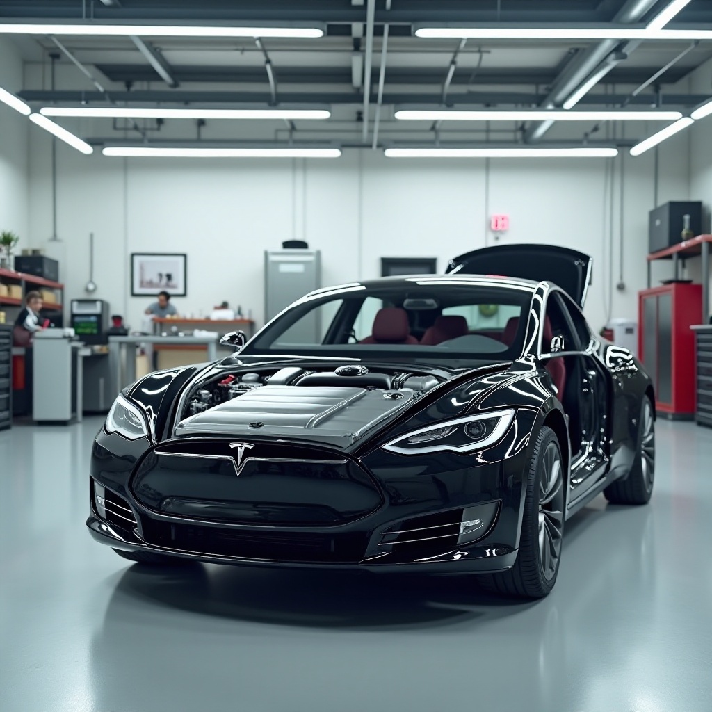 how many batteries are in a tesla