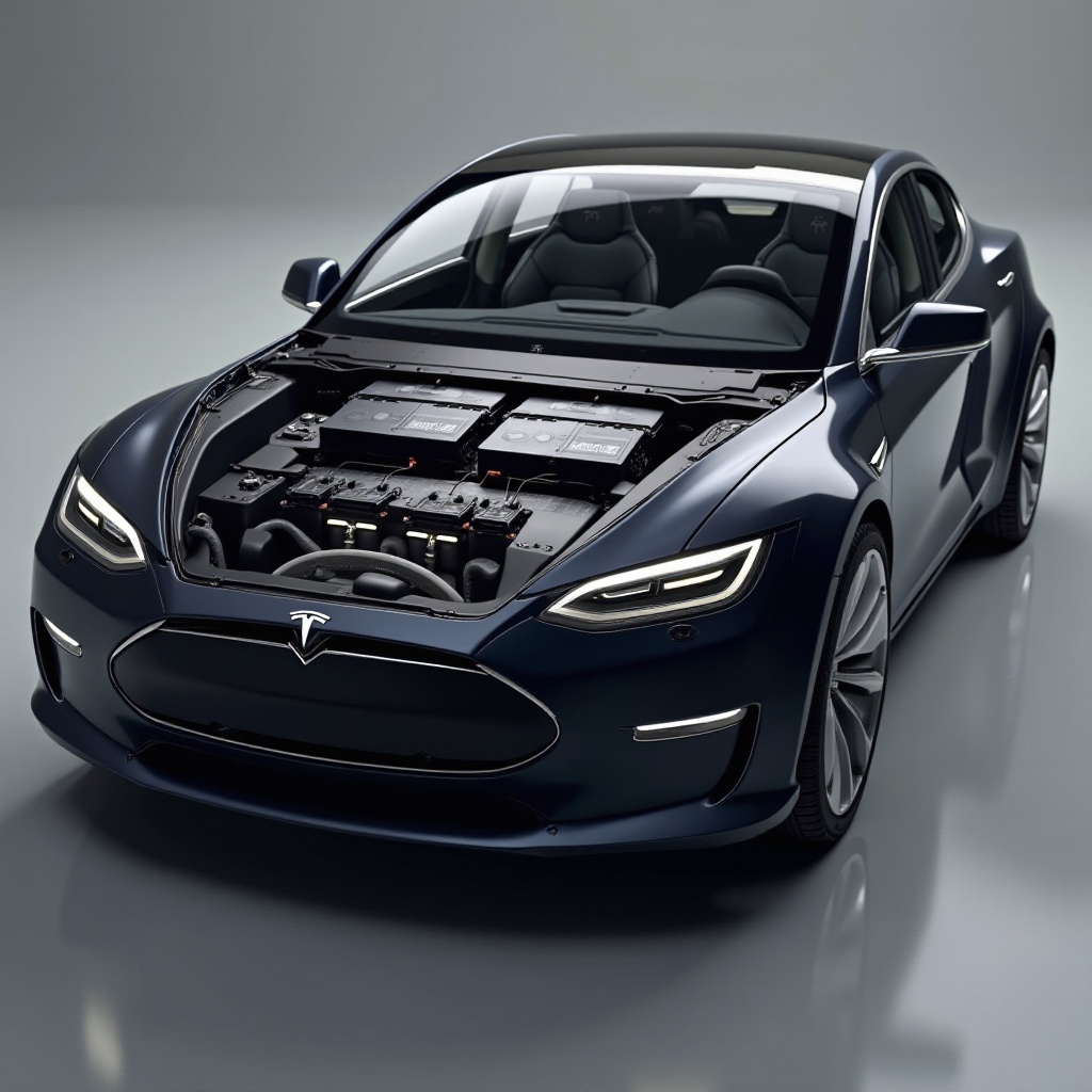combien de batteries y a-t-il dans une tesla