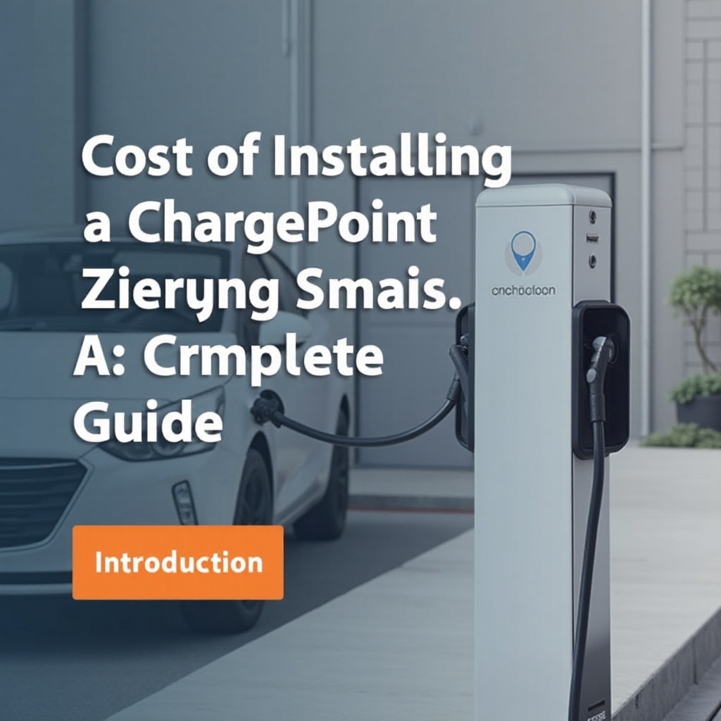 custo de instalação da estação de carregamento ChargePoint