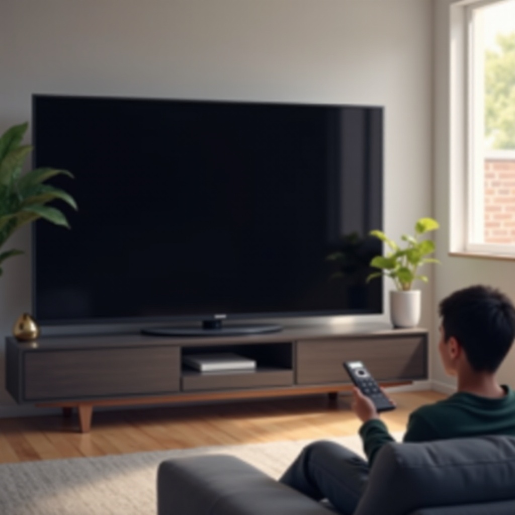 De Vizio-tv heeft wel geluid maar geen beeld