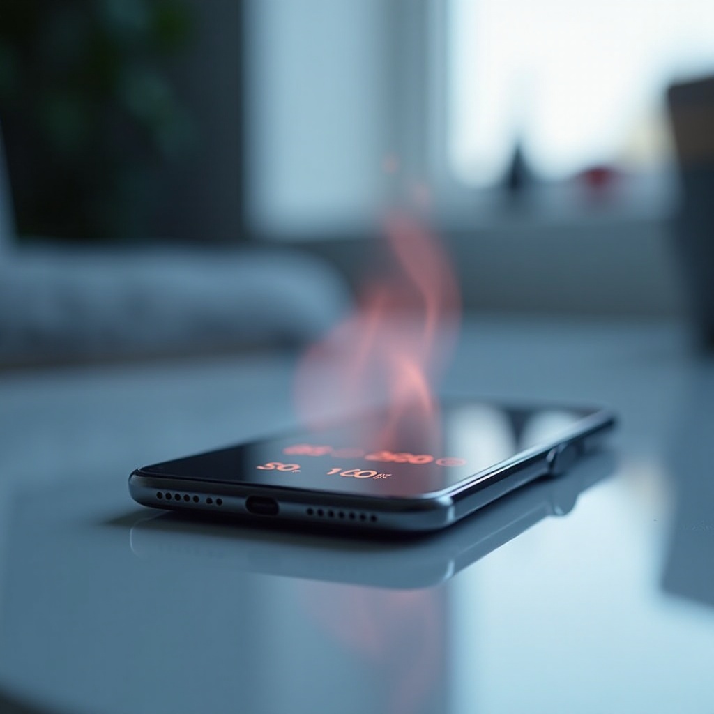 schermo di surriscaldamento dell'iphone