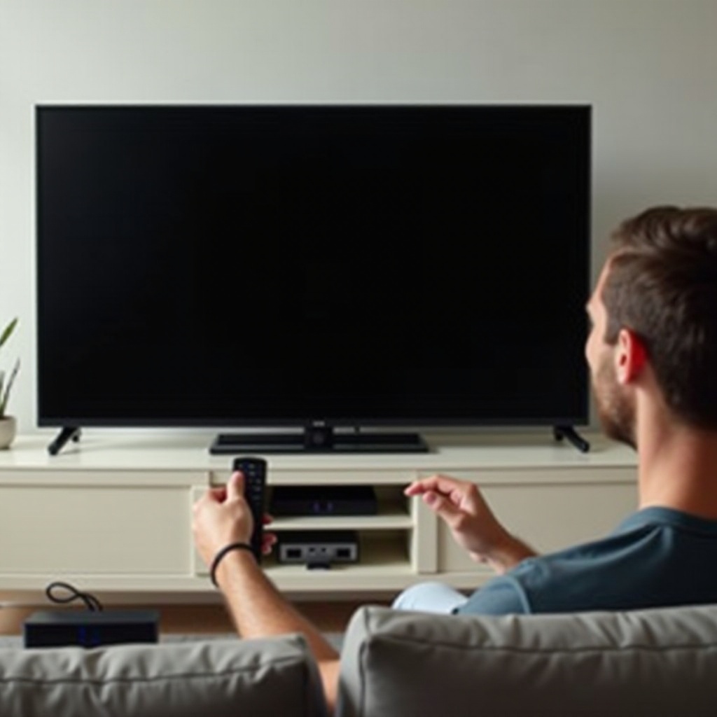 TCL-tv geeft geen beeld weer