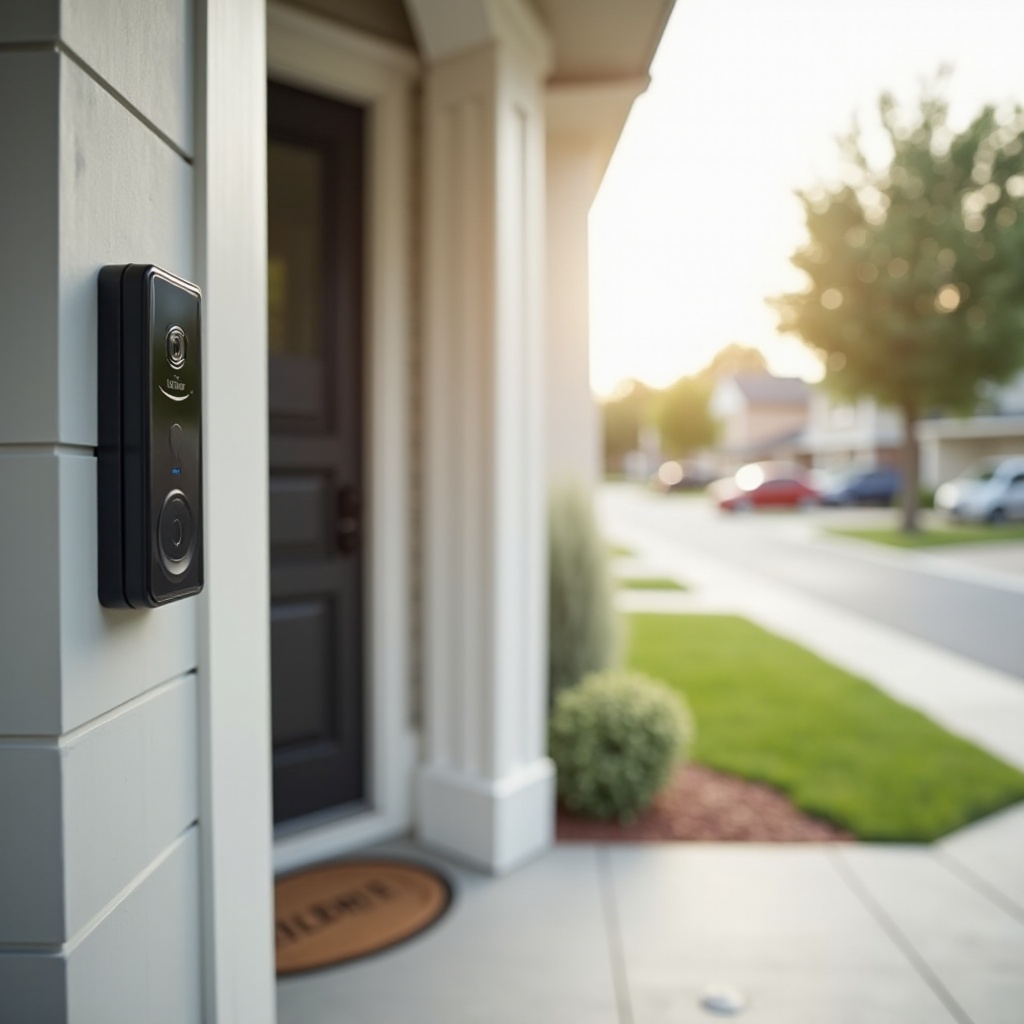 resolução da câmera da campainha SimpliSafe