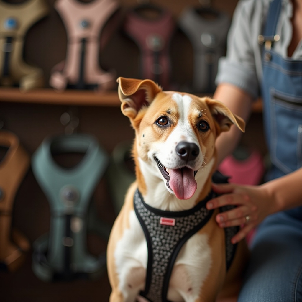 come mettere l'imbracatura al cane