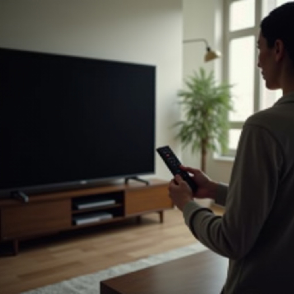der TLC-Fernseher lässt sich nicht einschalten