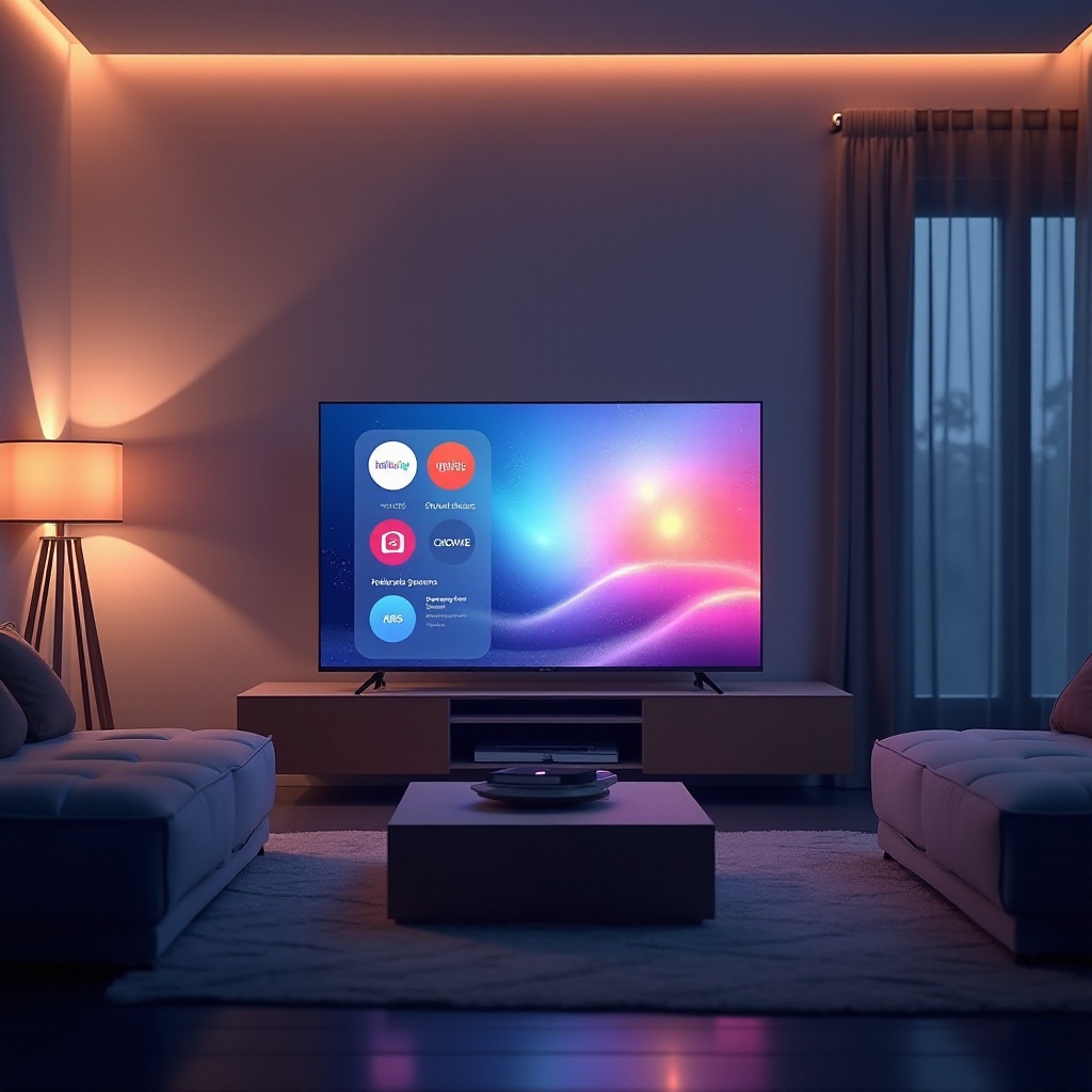 muuta Samsung-television aloitusnäyttöä