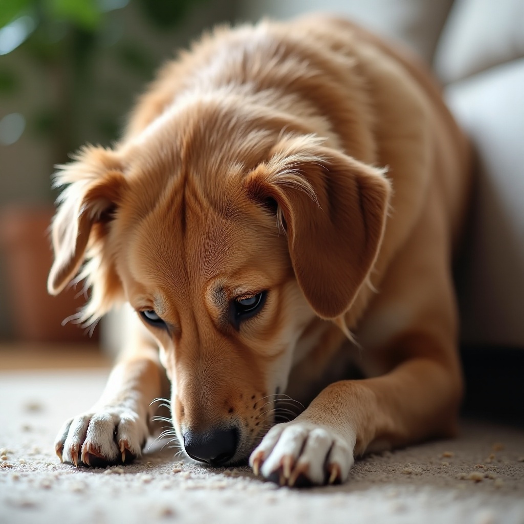 il mio cane si gratta costantemente
