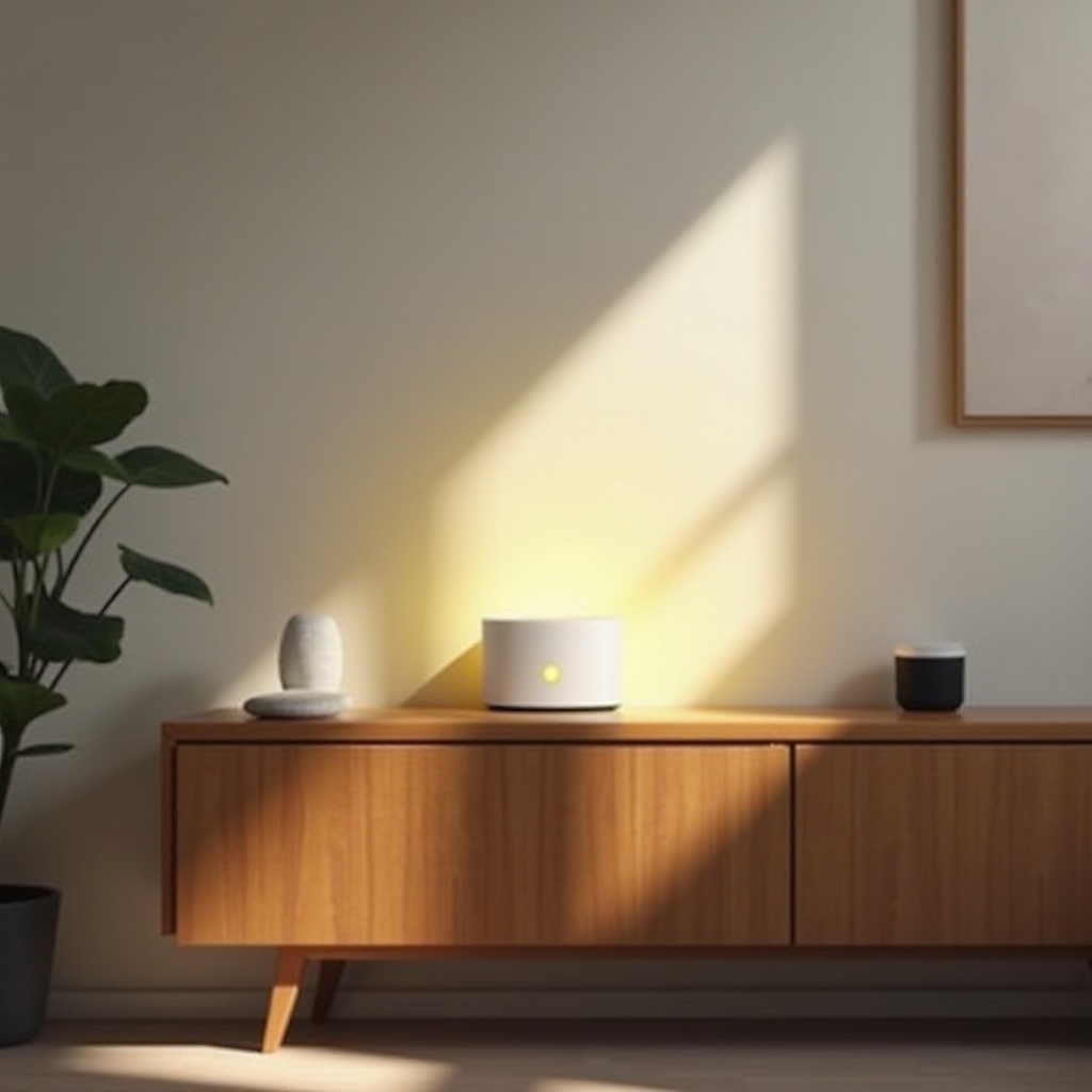 luce gialla di Simplisafe