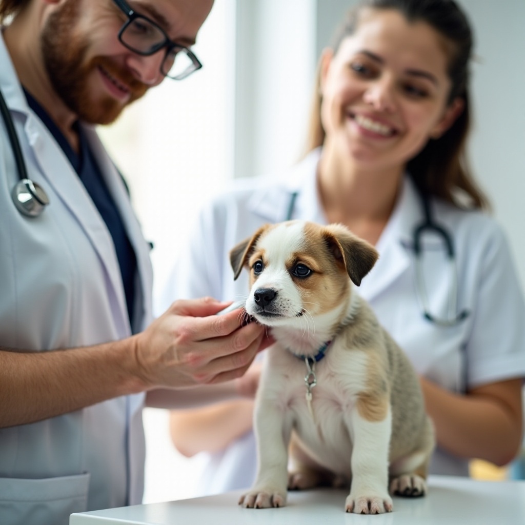 vlooienbehandeling voor puppy's jonger dan 8 weken