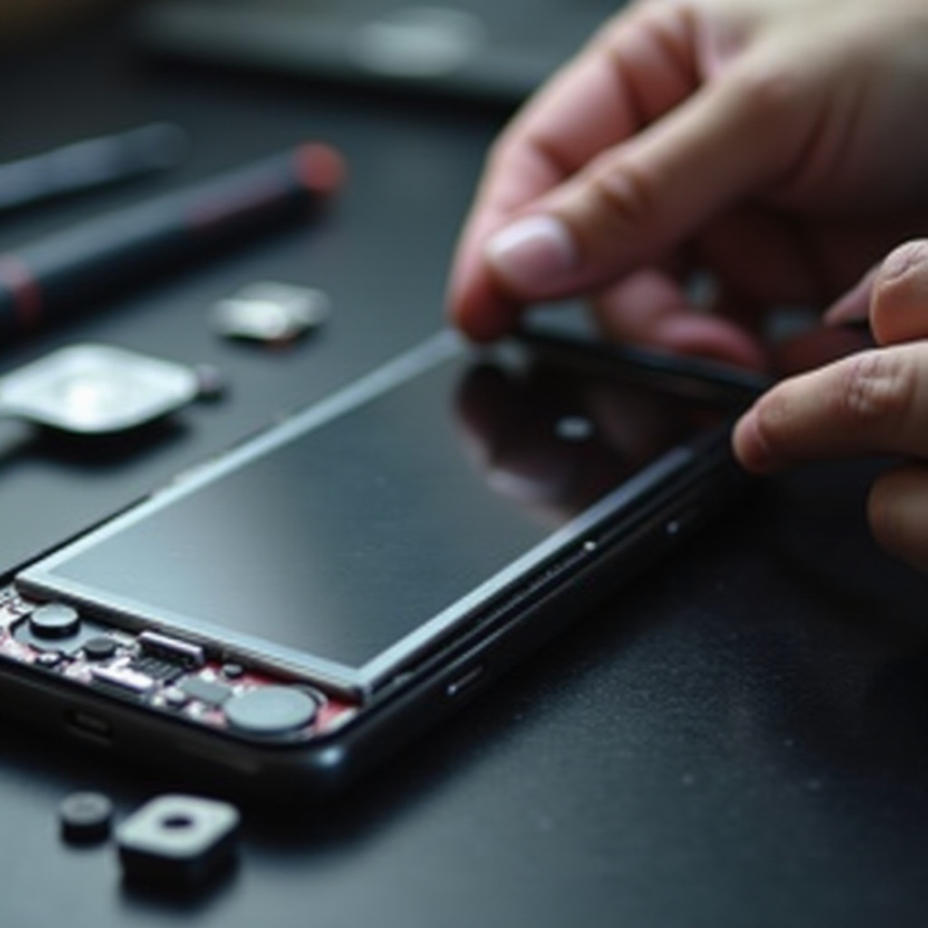 cómo pegar la pantalla del smartphone