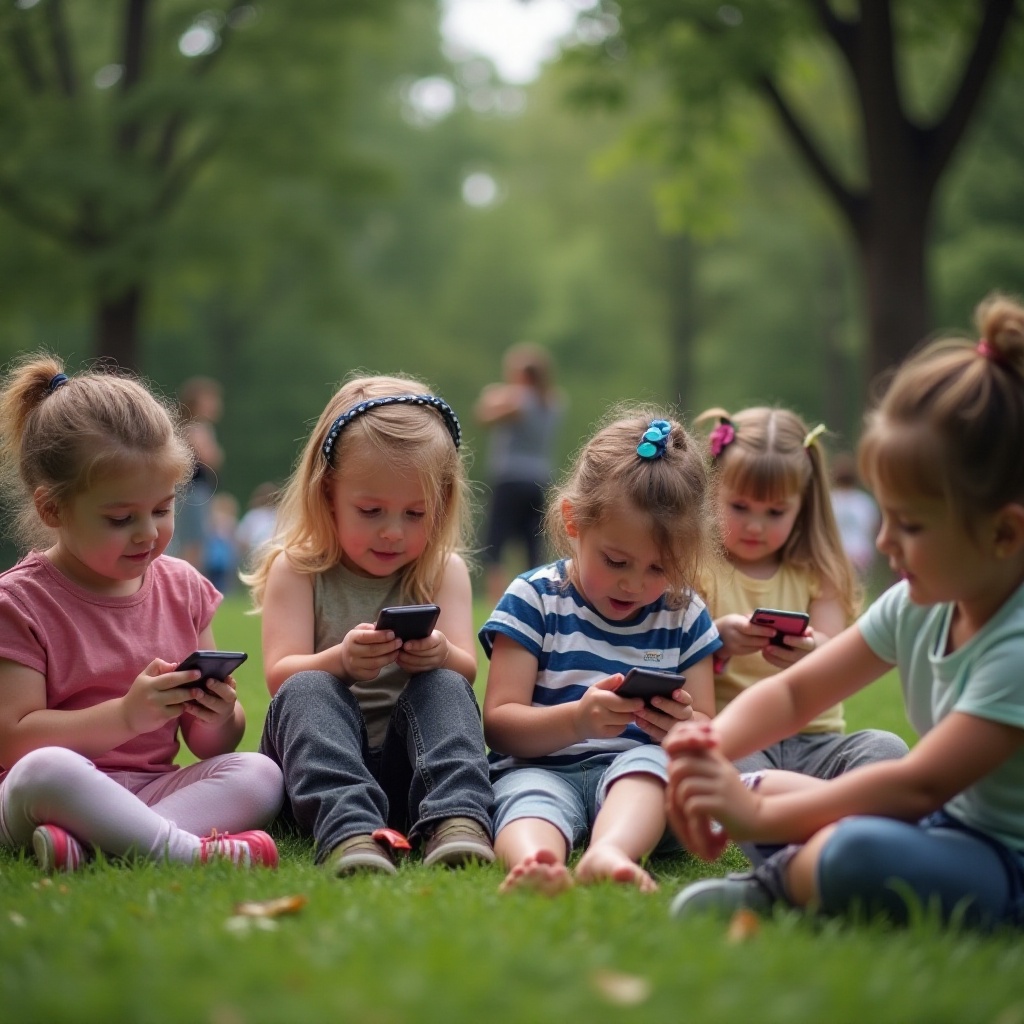 how many kids have a phone at a young age