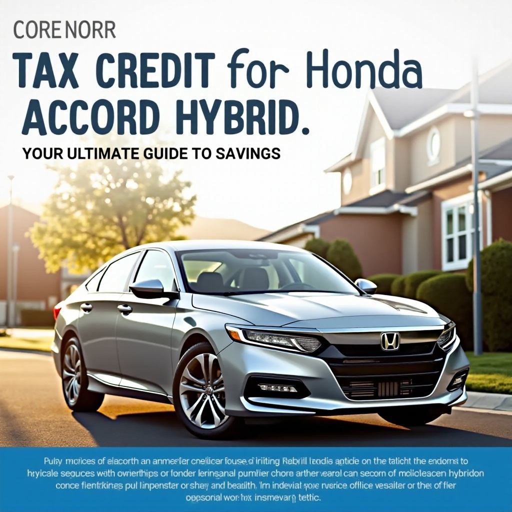 credito d'imposta per Honda Accord ibrida
