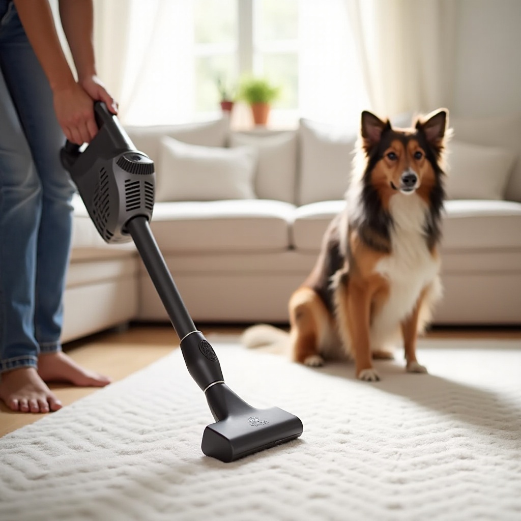 aspirapolvere portatile peli di cane