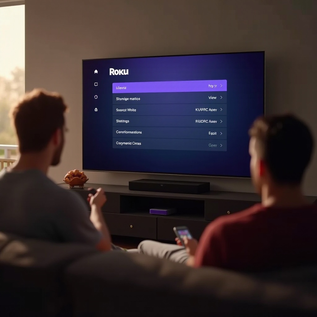 melhor modo de som para Roku TV