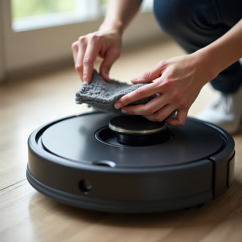 cómo limpiar un robot aspirador