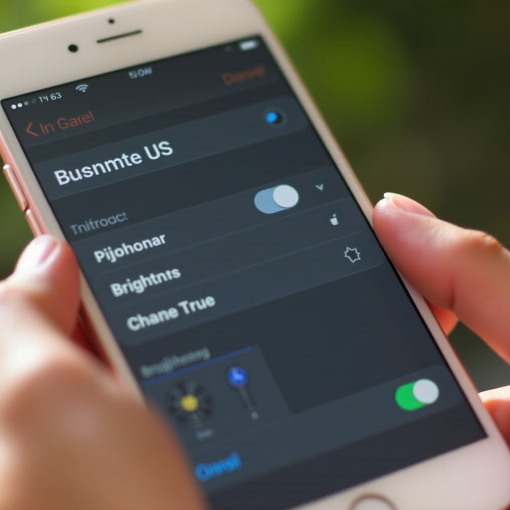 iphone auto brightness not working