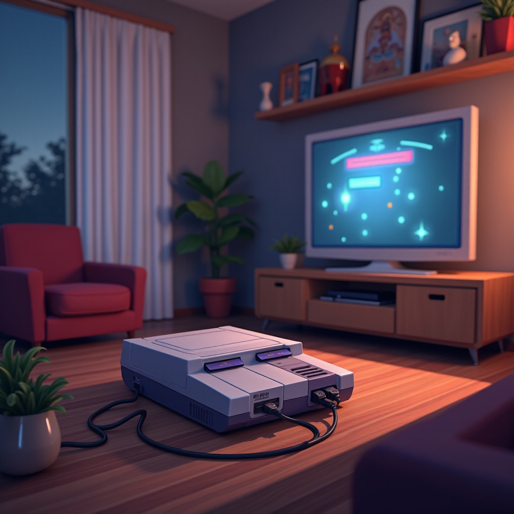 hoe een SNES aan een moderne tv te koppelen