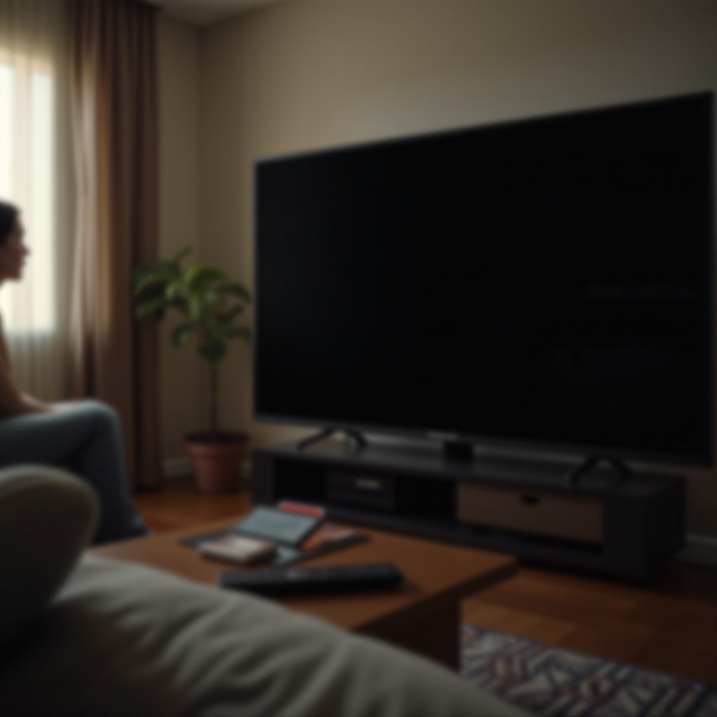 Der Vizio-Fernseher hat Ton, aber kein Bild