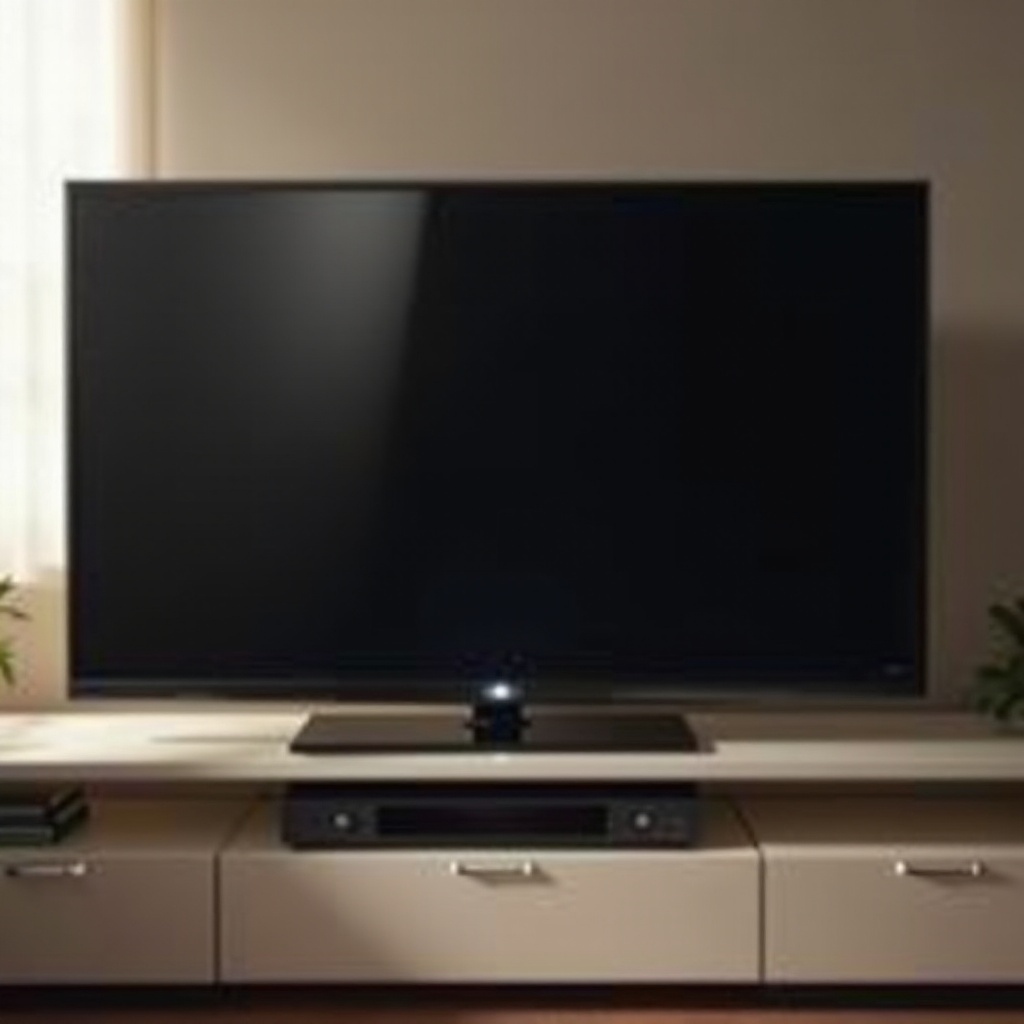 knipperend wit lampje op Vizio-tv